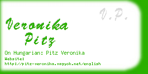 veronika pitz business card